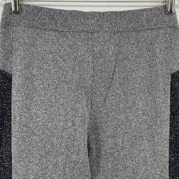 EILEEN FISHER Pants S Organic Cotton Stretch Pull On Speckle Tweed Legging Gray - Picture 5 of 16